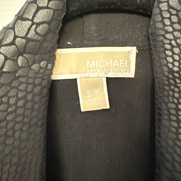 Michael Kors size S knit cardigan with leather detail - Picture 4 of 4